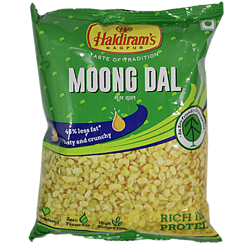 Haldiram's Namkeen - Moong Dal, 200 g Pouch Rich in Protein, No Cholesterol
