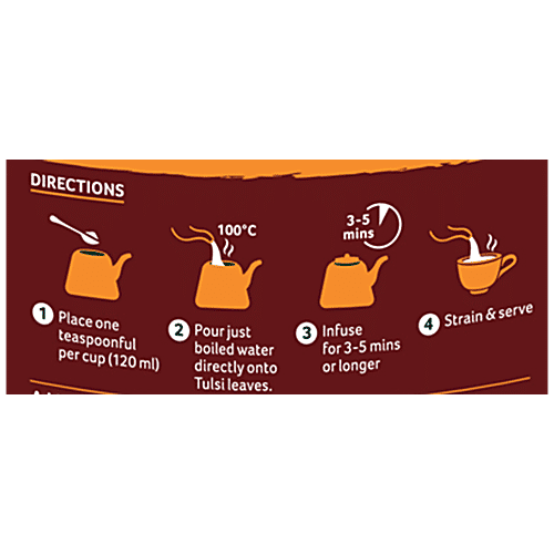 Organic India Tulsi Ginger Tea, 100 g Caffeine Free