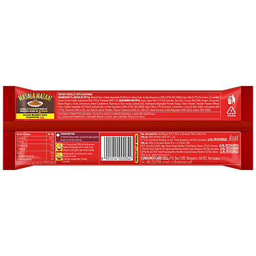 Top Ramen  Masala Instant Noodles, 360 g (6 pcs x 60 g each) Improved Blend of 14 Spices