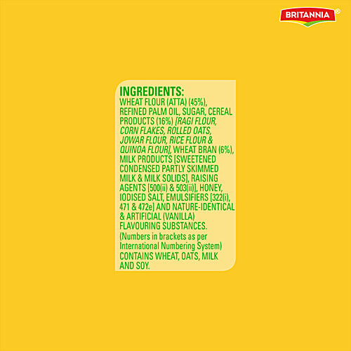 Britannia Nutrichoice 5 Grain Digestive High-Fibre Biscuits, 200 g (4 N x 50 g each) 0% Maida, High Fibre