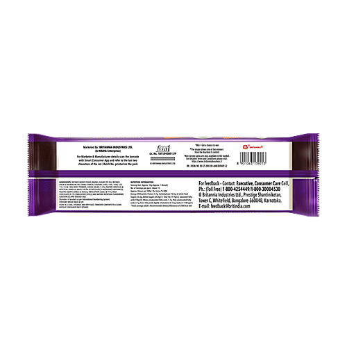 Britannia The Original Bourbon Creme Biscuit - With Chocolate, 150 g  