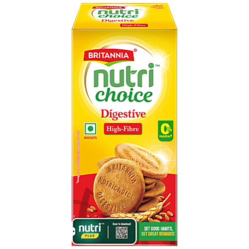 Britannia Nutri Choice Digestive High Fibre Biscuits, 250 g