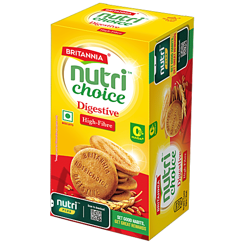Britannia Nutri Choice Digestive High Fibre Biscuits, 250 g
