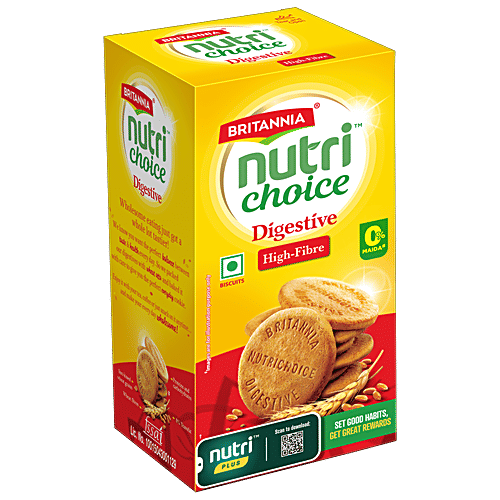 Britannia Nutri Choice Digestive High Fibre Biscuits, 250 g