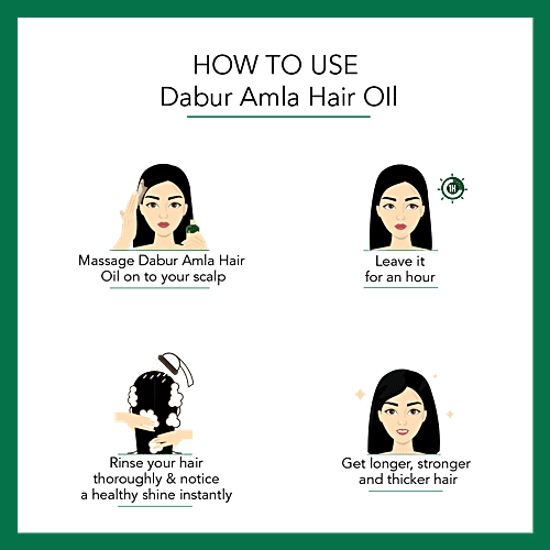 Dabur Amla Amla Hair Oil, 450 ml  Rich In Vitamin C