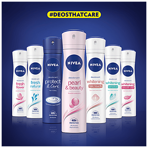 Nivea Pearl & Beauty Women Deodorant - Beautiful Underarms & 48h Protection, 150 ml  