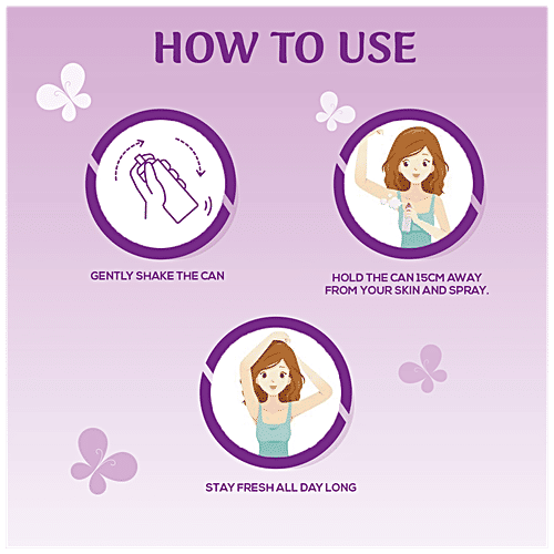 Spinz Perfumed Deo - Enchante, 150 ml 24Hr Long Lasting Freshness