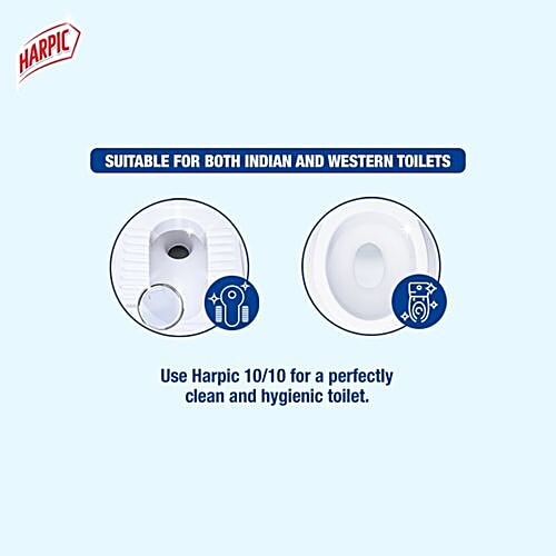 Harpic Disinfectant Toilet Cleaner - White & Shine Bleach, 500 ml  