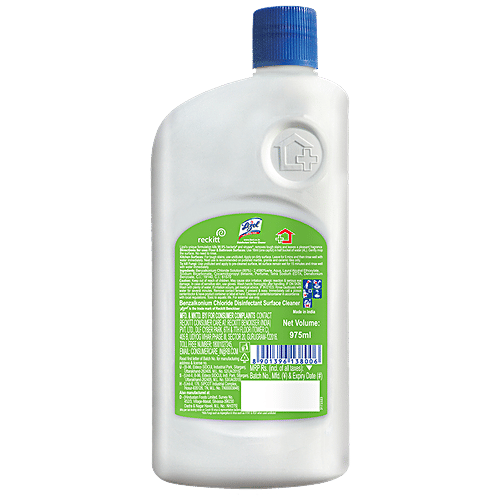 Lizol All In 1 Disinfectant Surface & Floor Cleaner - Pine, Kills 99.9% Germs, 975 ml  