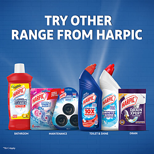 Harpic Flush Matic In-Cistern Toilet Cleaner Block - Marine, 100 g  