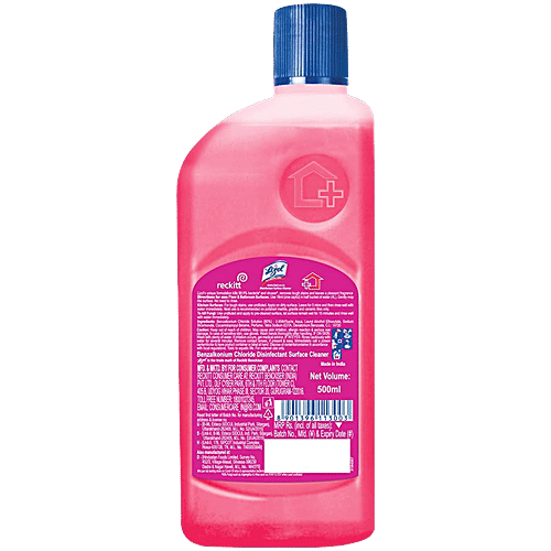 Lizol All In One Disinfectant Surface Cleaner Liquid - Floral, 500 ml  Kills 99.9% Germs