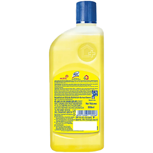 Lizol Disinfectant Surface & Floor Cleaner - Citrus, 500 ml  