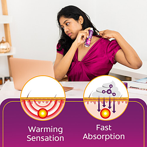 Moov Instant Pain Relief Cream - Useful For Back, Joint, Knee, Muscle Pain & Sports & Fitness Injuries, 15 g Tube 