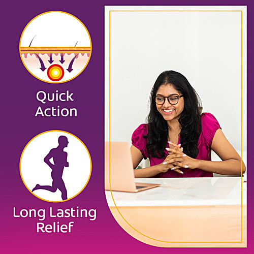 Moov Instant Pain Relief Cream - Useful For Back, Joint, Knee, Muscle Pain & Sports & Fitness Injuries, 15 g Tube 