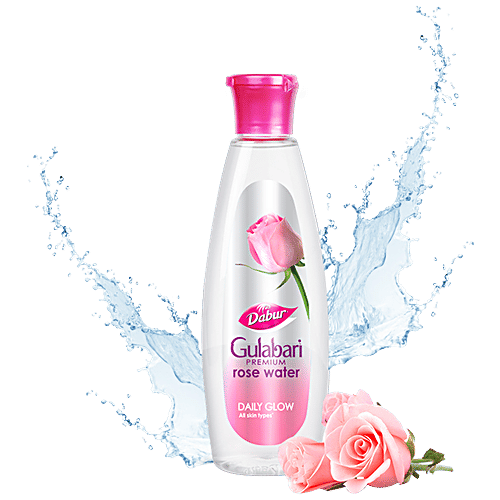 Dabur Gulabari Premium Rose Water - Paraben Free Skin Toner, 250 ml  