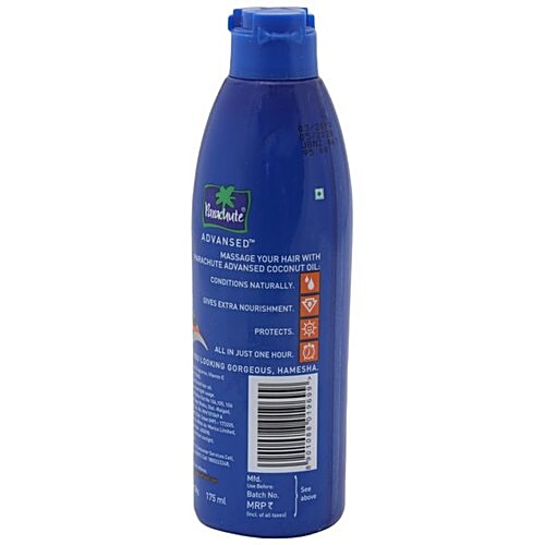 Buy Parachute Advansed Hair Oil Coconut 175 Ml Online At Best Price of