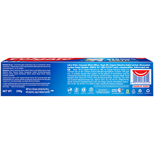 Colgate Strong Teeth Anticavity Toothpaste, 200 g