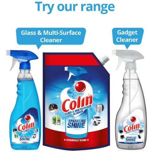 Colin Glass & Surface Cleaner Liquid Spray, Regular, 250 ml Bottle 