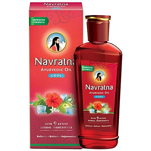 Buy Navratna Oil Ayurvedic Cool 100 Ml Online At Best Price of Rs 78