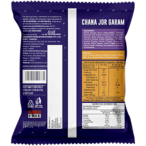Haldiram's Chana Jor Garam, 200 g Pouch Rich In Protein