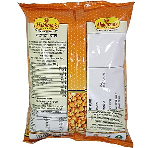Haldirams  Namkeen - Chatpata Dal, 150 g Pouch 