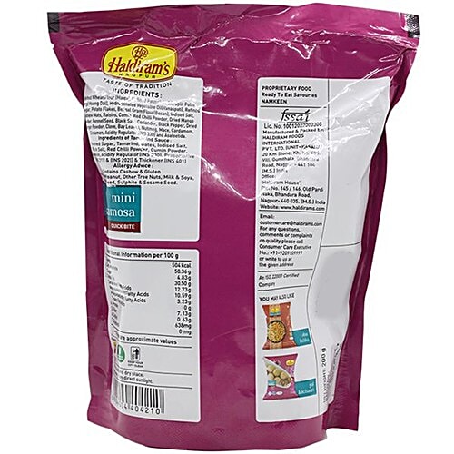 Haldirams  Namkeen - Mini Samosa, 200 g Pouch 