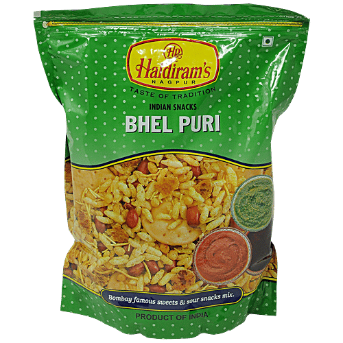 Haldiram's Namkeen - Bhel Puri, 300 g Pouch Zero Cholesterol
