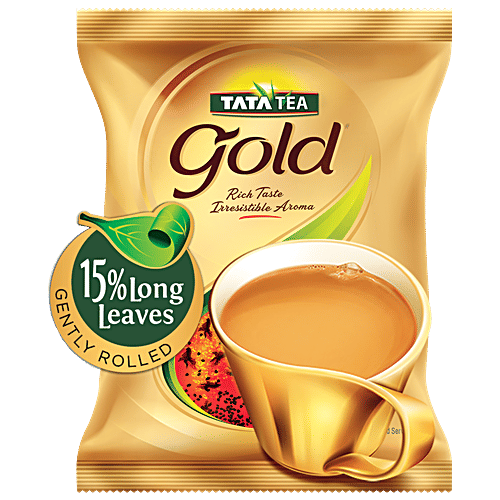 Tata Tea Gold Tea With Gently Rolled Long Leaves, 100 g  