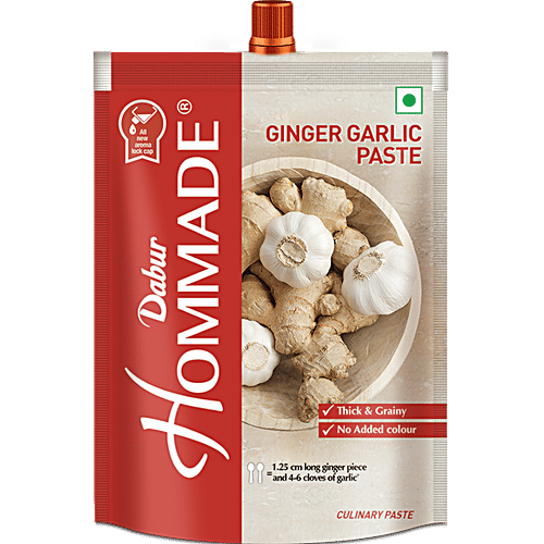 Buy Dabur Hommade Ginger Garlic Paste 200 gm Online at Best Price. of