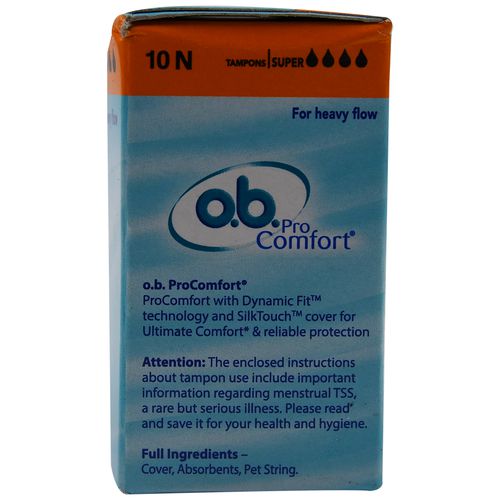 Buy Ob Tampons For Heavy Flow 10 Pcs Online Best Price of Rs 145 - bigbasket