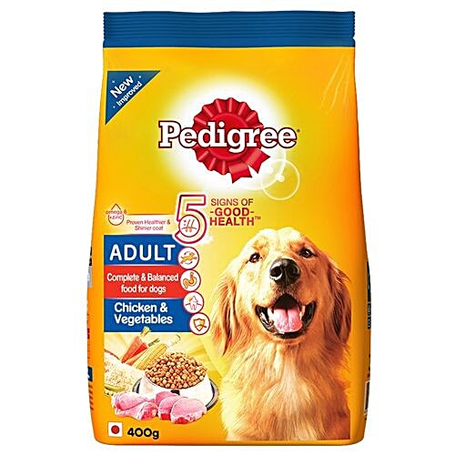 Buy Pedigree Daily Food For Adult Dogs Chicken And Vegetables 400 Gm Online At Best Price of Rs