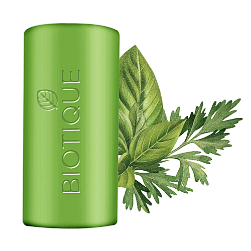 BIOTIQUE Basil And Parsley - Soap, 150 g Carton 