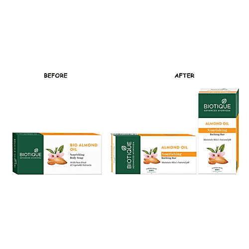 BIOTIQUE Almond Oil - Soap, 150 g Carton 