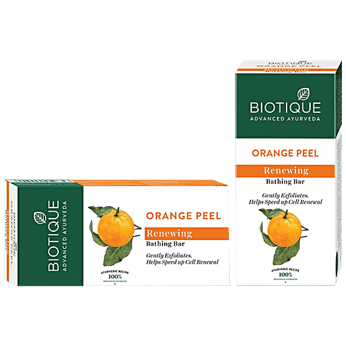 BIOTIQUE Orange Peel - Soap, 150 g Carton 