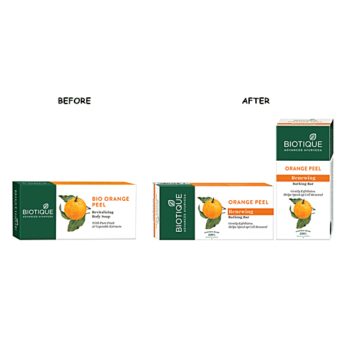 BIOTIQUE Orange Peel - Soap, 150 g Carton 