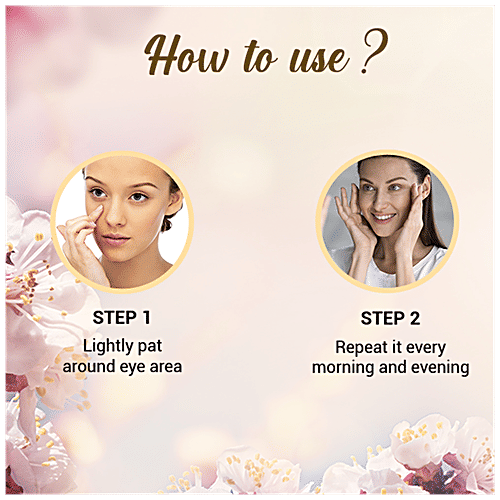 BIOTIQUE Anti-Ageing Eye Cream - Almond, See Wrinkle-Free Revitalized Skin, 15 g Carton 100% Botanical Extracts