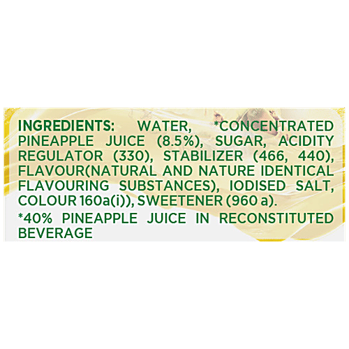 Tropicana Fruit Juice - Pineapple Delight, 180 ml Carton No Added Preservatives