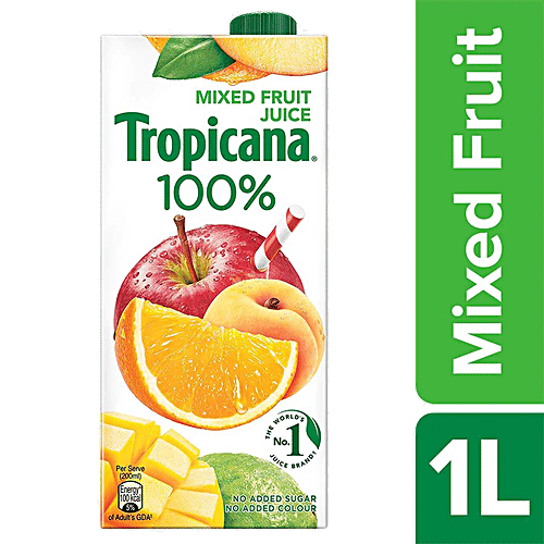 Tropicana 100% Juice - Mixed Fruit, 1 L  