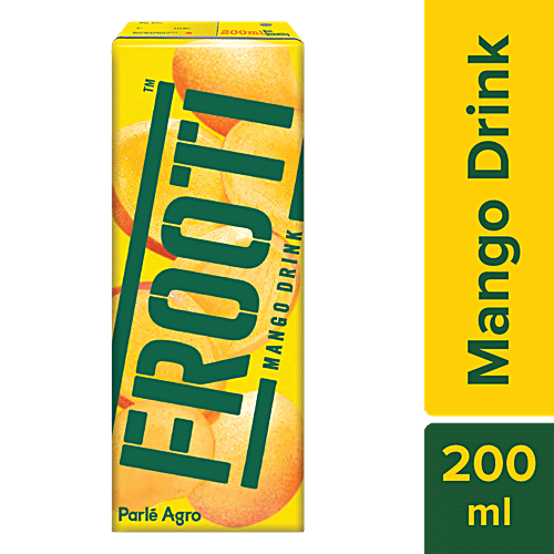 Frooti Drink - Fresh 'N' Juicy Mango, 200 ml  