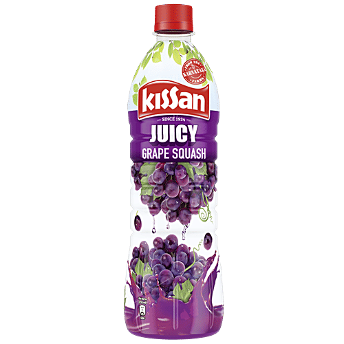 Kissan Juicy Grape Squash, 750 ml Bottle No Trans Fat