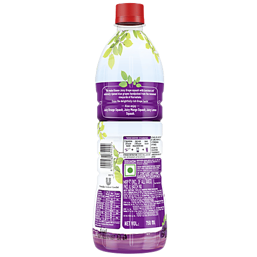 Kissan Juicy Grape Squash, 750 ml Bottle No Trans Fat