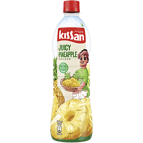 Kissan Pineapple Squash, 750 ml Bottle