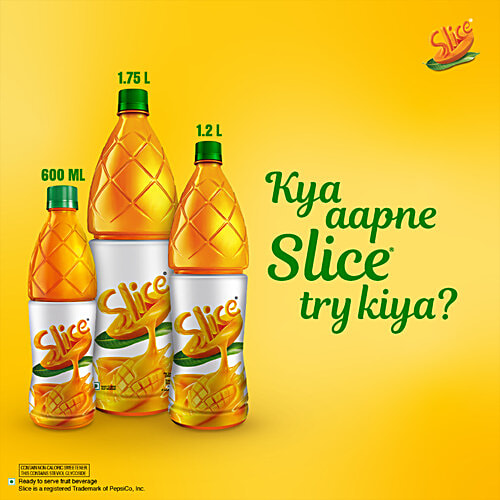 Slice Mango Drink, 600 ml  Zero Trans Fat, Zero Fat