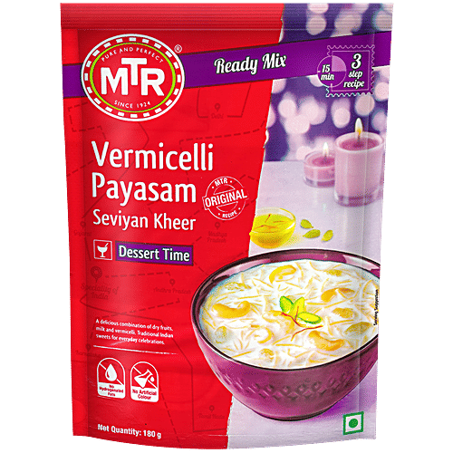 MTR Ready Mix - Vermicelli Payasam, 180 g Pouch 