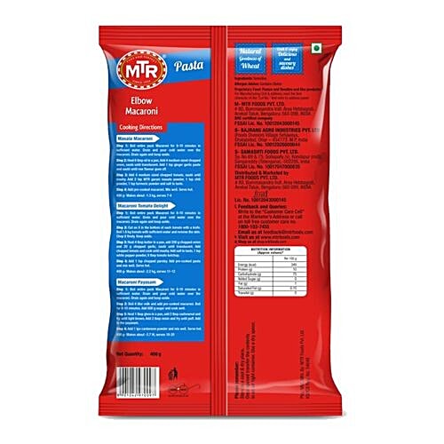 MTR Elbow Macaroni, 400 g  