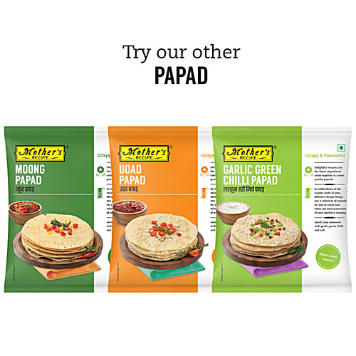 Mother's Recipe Punjabi Masala Papad, 180 g Pouch Crispy & Flavourful