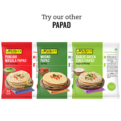 Mother's Recipe Udad Papad, 180 g Pouch Crispy & Flavourful