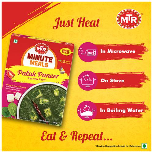 MTR Ready To Eat - Palak Paneer, 300 g  