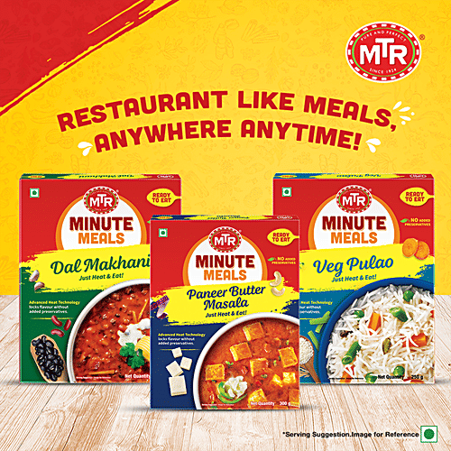 MTR Ready To Eat - Mixed Vegetable Curry, 300 g Carton Nutritious, No Preservatives