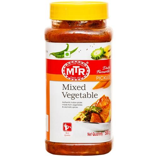 MTR Pickle - Mix Vegetable, 500 g Jar 
